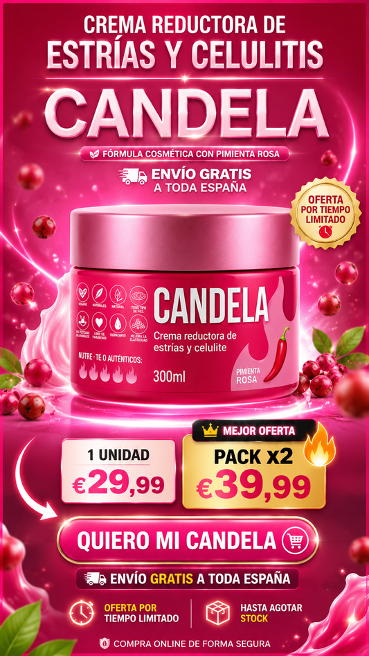 Crema Reductora de Estrías y Celulitis CANDELA